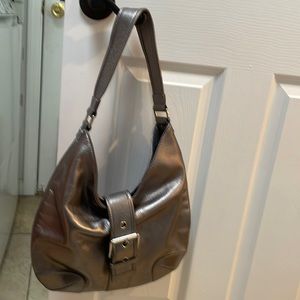 Coach pewter bag
